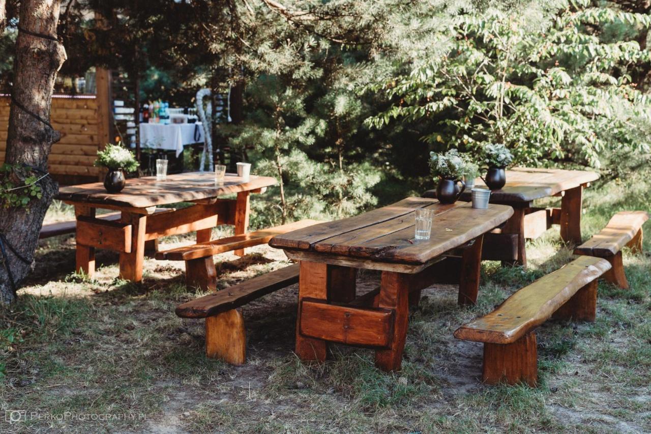 Miodowy Zakatek Caloroczne Domki I Pokoje Przy Suntago, Deepspot, Pyszne Sniadania, Grill, Ognisko Mszczonów Kültér fotó